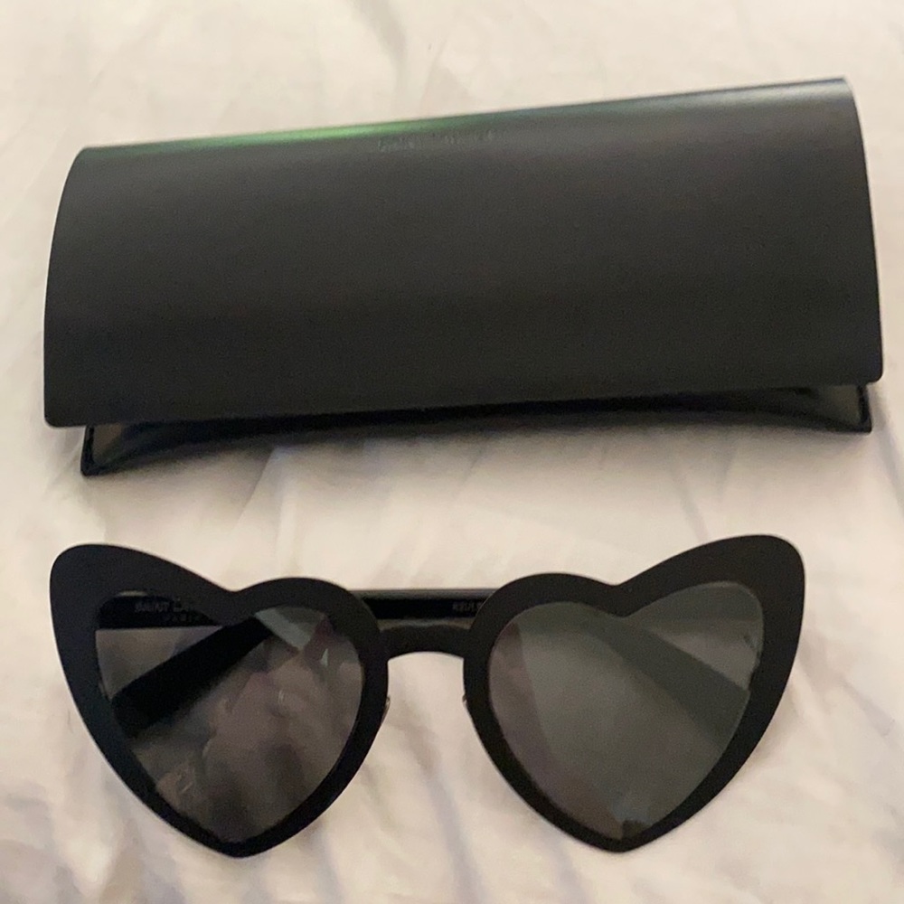 Saint Laurent like new sunglasses hearts